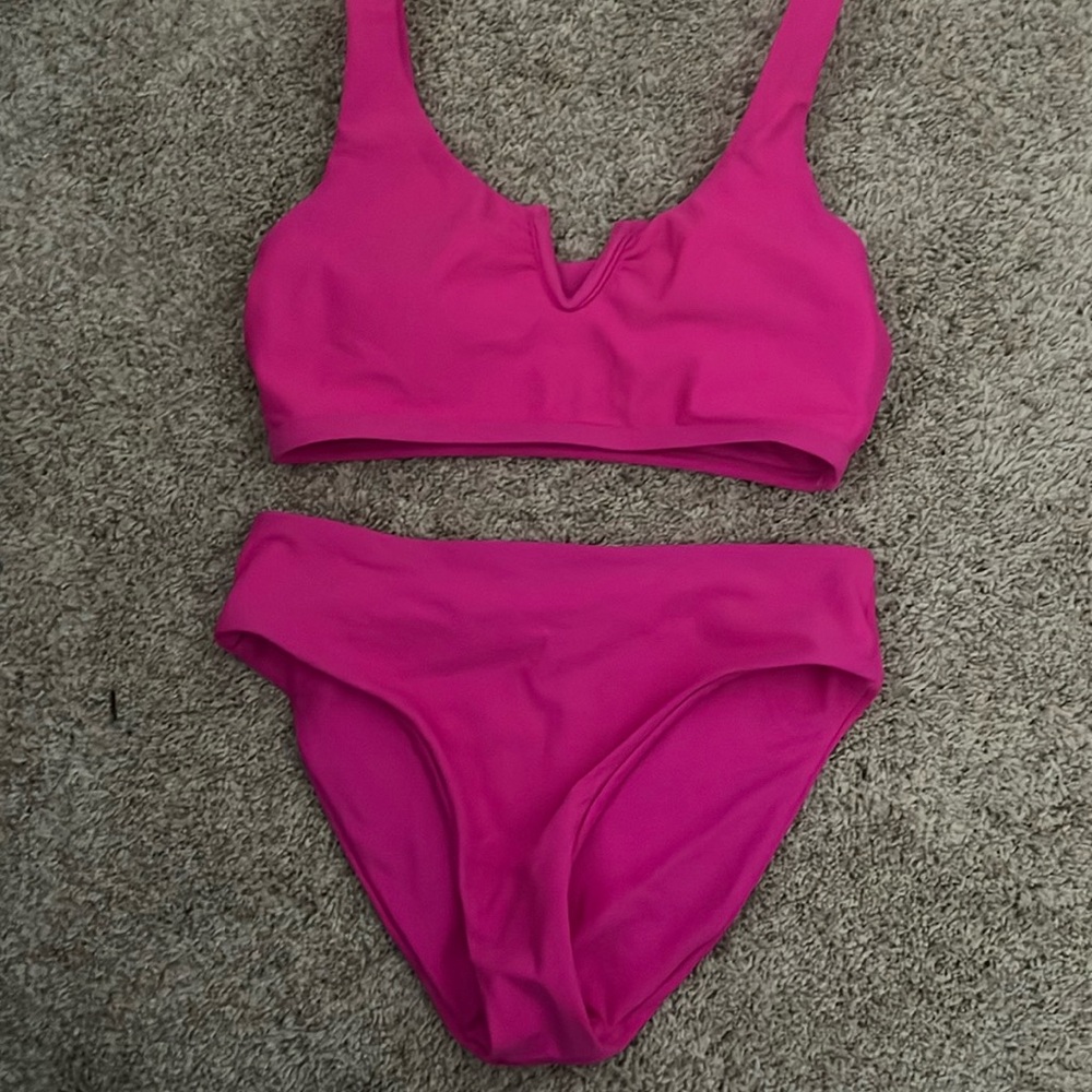 Pink bikini set